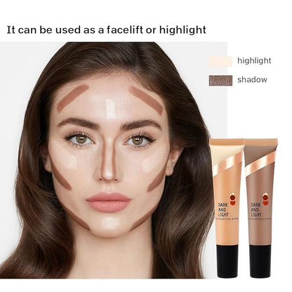 KISSIO Foundation Mixer,Foundation Mixing Pigment,Color Corrector,Foundation Adjusting Drops for Dark Foundation,Smooth and Easy to Use,Blends Easily With Foundation,1.06 oz(01# cream)