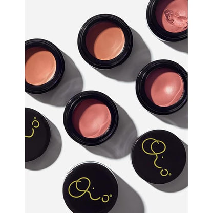 Oio Melting Blush Sunlit Multi-Purpose Eye & Cheek Color Face Blush – Creamy, Nourishing Tint with Natural Flower Waxes & Botanicals – Vitamin C & Cork Oat Extract, Vegan & Fragrance-Free, 10g
