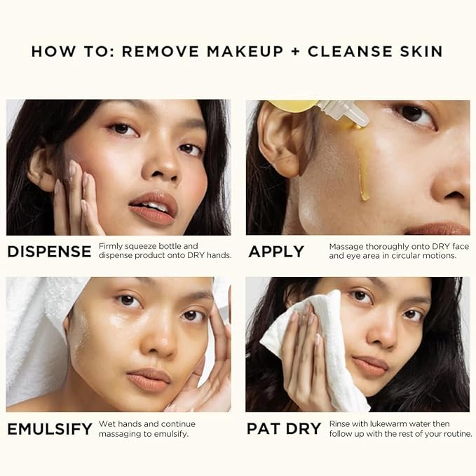HALEYS Cleansing Oil, VEGAN KOREAN Formula, Removes Waterproof Makeup, Sunscreen, Impurities, Unclog pores, Gentle & Nourishing Makeup Removal with Olive Oil & Vitamin E - All Skin Types (Sensitive)