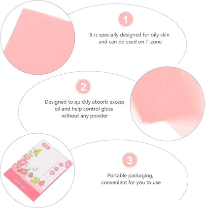BESTOYARD 2000 Oil Blotting Sheets for Face, 20 Boxes Facial Tissues for Oily Skin Care, Makeup Blotting Paper, Portable Oil Control Film for Home, Office, Travel, Sports