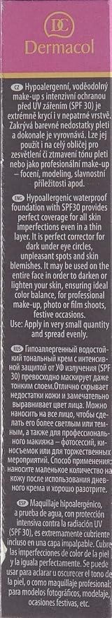Dermacol Make-Up Cover, Waterproof Hypoallergenic for All Skin Types - 222