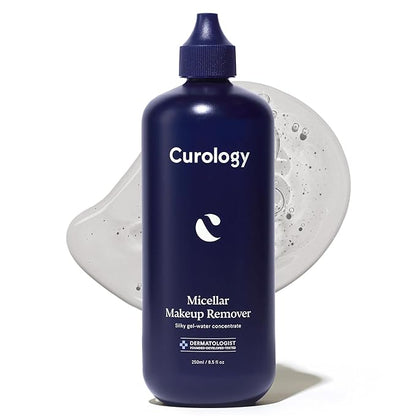 Curology Micellar Water Makeup Remover, Waterproof Eye and Face Make Up Cleansing Water, Gentle and Hydrating, Silky Gel-Water Concentrate, 8.5 fl oz