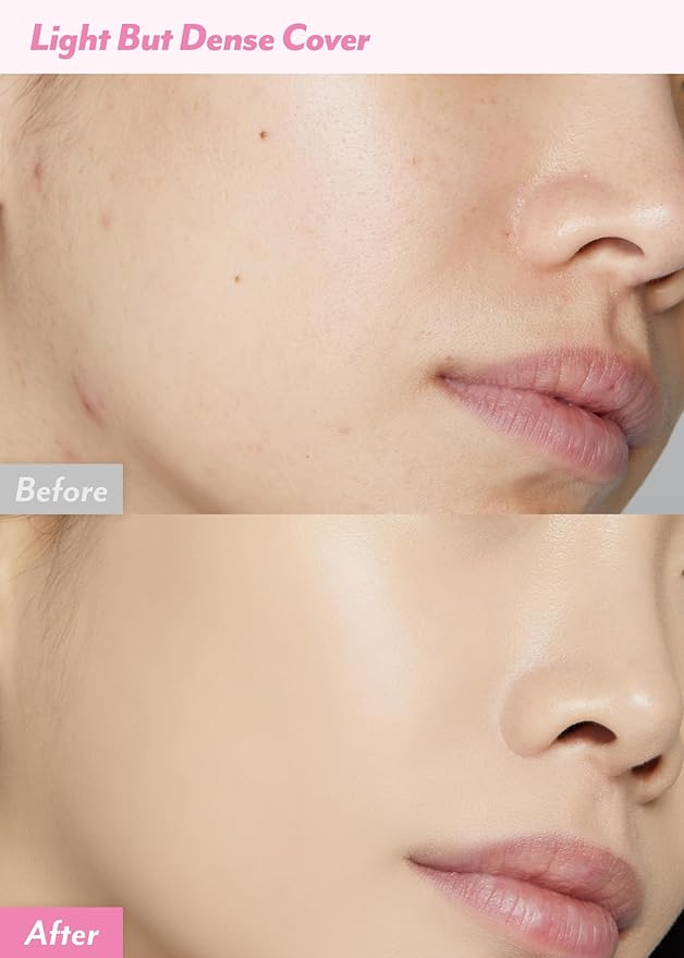 I'M MEME Korean Foundation - Wonder Velvet Cushion 02 Beige | Semi-Matte, Lightweight, High Coverage, Skin Moisturizing, Anti-darkening, Light makeup, Translucent Compact