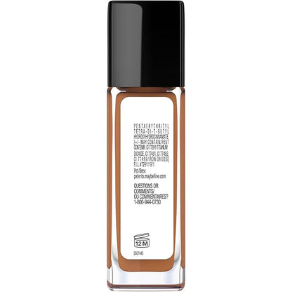 Maybelline Fit Me Matte + Poreless Liquid Foundation and Real Techniques Makeup Sponge Bundle, Includes 1 Foundation in Mocha and 2 Miracle Complexion Makeup Sponges