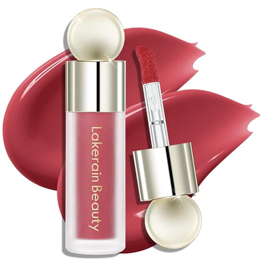 Liquid Blush, Natural Matte Velvet Finish, Soft Cream Liquid Face Blush for Cheeks, Skin Tint Rubor Makeup, Long Lasting Lightweight Blendable (#05 Bright Red)