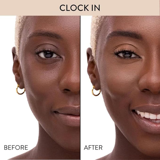 Mented Cosmetics Full-Time Eye Brightening Concealer, Under Eyes Make Up Corrector, Blemishes & Contour, Clock In + Stick Foundation Make Up, Concealer & Contour Stick for Black Women Makeup, D20