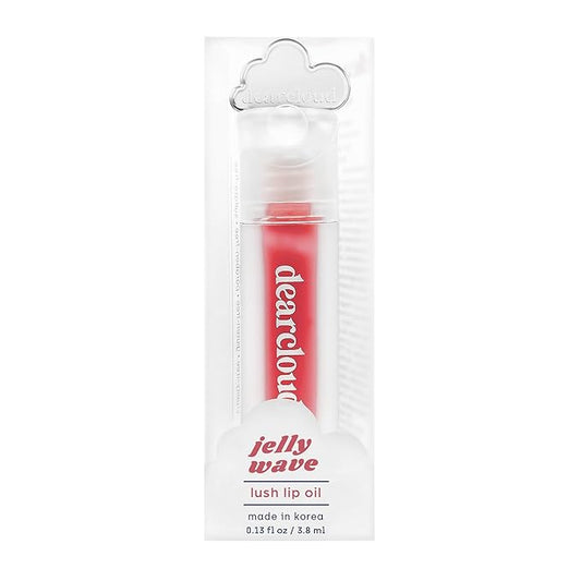Jelly Wave Lush Lip Oil – Tinted Lip Gloss and Lip Gloss for Women - Korean skincare essential – Lip Oil for Women with Collagen - Ripe (0.13 oz)