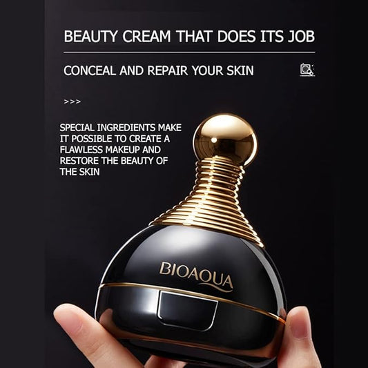 BIOAQUA Silky Concealer keeping Beauty Cream Smooth Delicate Light Breathable Refreshing Moisturizing Pre-Makeup Primer 2 Colors 15g (Ivory White Color (804))