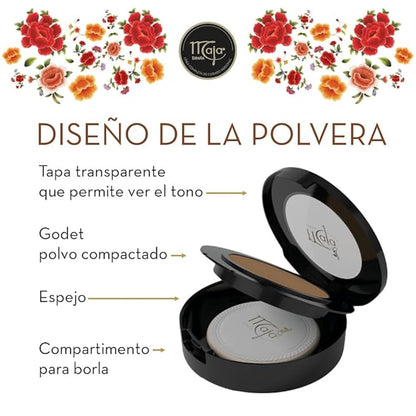 Maja Compact Cream Powder, Arabesco, 0.53 Ounce