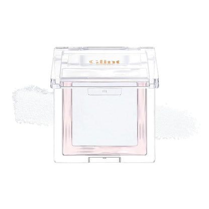 Glint Baked Blush (Cotton Melts, 0.08oz) - Long-Lasting, All-Day Face Blush Powder for a Natural Look. Korean Skin Care, Korean Makeup. Blendable Color for Eyes, Cheeks & Body.