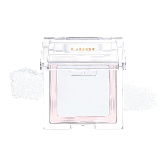 Glint Baked Blush (Cotton Melts, 0.08oz) - Long-Lasting, All-Day Face Blush Powder for a Natural Look. Korean Skin Care, Korean Makeup. Blendable Color for Eyes, Cheeks & Body.