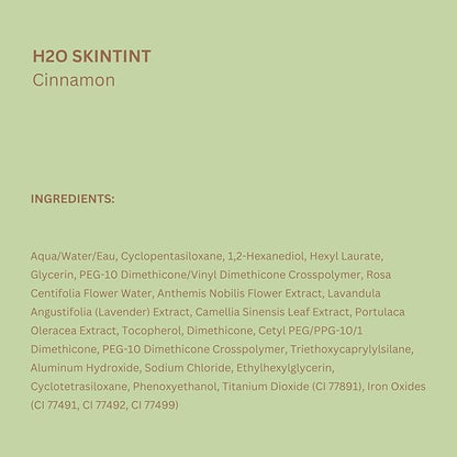 Pixi Beauty H2O SkinTint Tinted Face Gel, 1.2 fl oz / 35 ml, Cinnamon