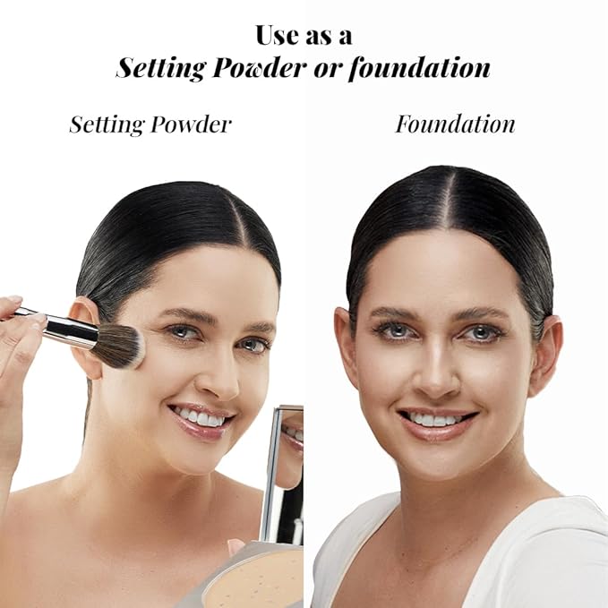 Magic Minerals by Jerome Alexander Jumbo Size Mineral Powder Foundation with Color Correctors, Antioxidant Skincare Formula (Medium Dark)