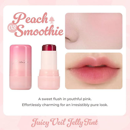 Juicy Veil Jelly Tint 01 Apricot Jam, cheek tint, lip, cheek tint stick