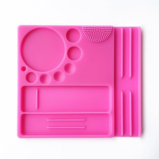 Silicone Palette for Lash Lift Brow Lamination Palette (Rose Pink)