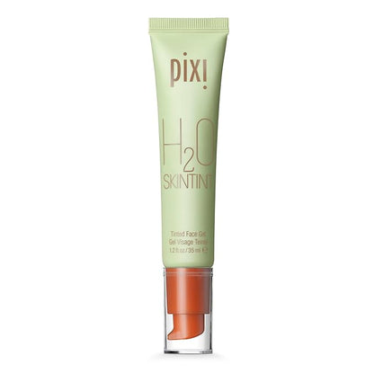 Pixi Beauty H2O SkinTint Tinted Face Gel, 1.2 fl oz / 35 ml, Mahogany