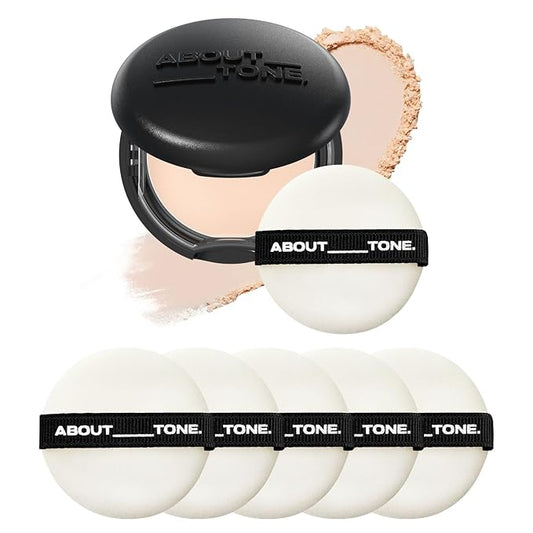 Blur Powder Pact 2.5 IVORY + Powder Pact Puff 5P BUNDLE SET