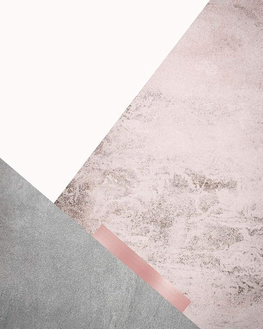 Posterazzi PDXUERC045CLARGE Blush Pink Mountains 3 Photo Print, 24 x 36, Multi