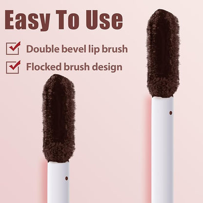 Hydrating Lip Gloss, High Shine for Plumper Looking Lips, Natural Gloss Finish with Moisturizing Texture, Long Lasting for Hours 21# DIRTY