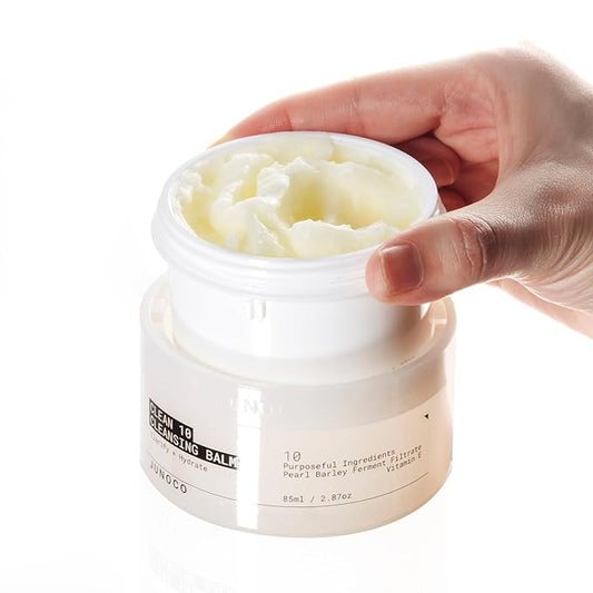 JUNO & Co. JADE Clean10 Cleansing Balm - Makeup Remover Balm - Effortlessly Removes Makeup & SPF - 2.87oz Makeup Remover Balm Set