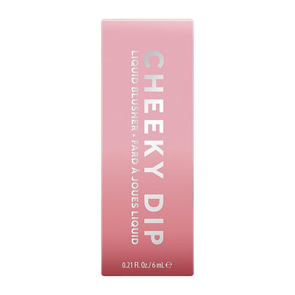 W7 Cheeky Dip Liquid Blusher - Pigmented Colour For Cheek Makeup - Satin Matte Finish - Lustful (Pink)
