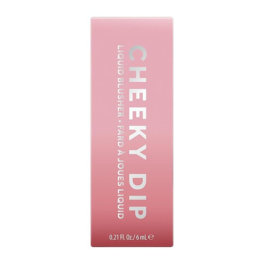 W7 Cheeky Dip Liquid Blusher - Pigmented Colour For Cheek Makeup - Satin Matte Finish - Lustful (Pink)