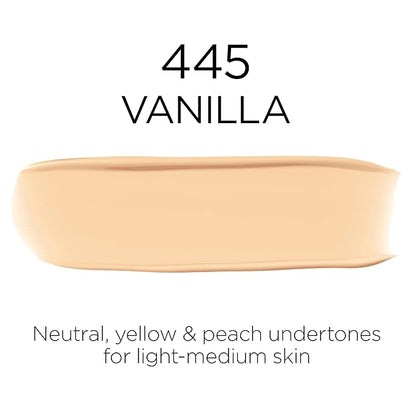 L'Oreal Paris Makeup Infallible Up to 32 Hour Fresh Wear Lightweight Foundation, 445 Vanilla, 1 Fl Oz, Packaging May Vary