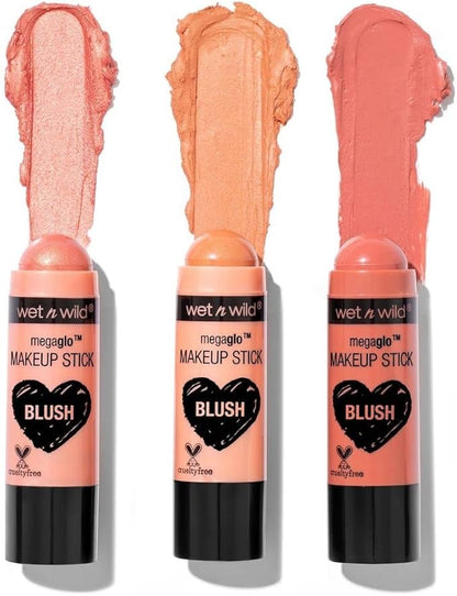 Wet n Wild MegaGlo Makeup Stick Conceal and Contour Brown Call Me Maple, Blush Pink Floral Majority, Where's Walnut? 1.4 Ounce, 3.5 Ounce, 1.1 Ounce, 805, 803, 806