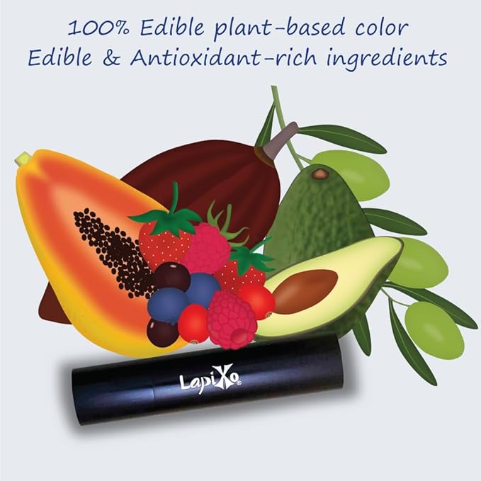 100% Plant-based Color Lipstick, Unique Formula, Natural + Moisturizing | Non-Toxic, All Food Ingredients, Antioxidant-rich, Natural Matte Vibrant Color, 4.4g/0.15oz (Cranberry color)