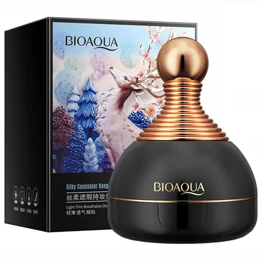 BIOAQUA Silky Concealer keeping Beauty Cream Smooth Delicate Light Breathable Refreshing Moisturizing Pre-Makeup Primer 2 Colors 15g (Ivory White Color (804))