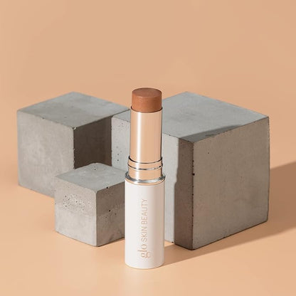 Glo Skin Beauty Skin Glow Stick Highlighter (Rosé) - Powered by Hydrators, Mineral Pigments & Mica for an Illuminated Glow - Clean Mineral Cream Highlighter