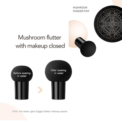 GL-Turelifes Mushroom Head CC Cream Air Cushion Face Foundation Water Feeling Flawless BB Cream Moisturizing Oil Control,Long Lasting & Smoothing Natural Concealer (#04Nude, 0.53 oz)