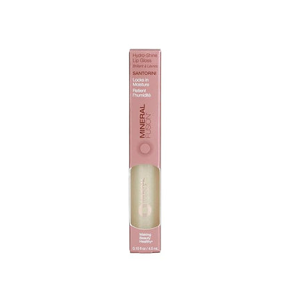 Mineral Fusion Hydro-Shine Lip Gloss, Santorini, 0.15 Ounces