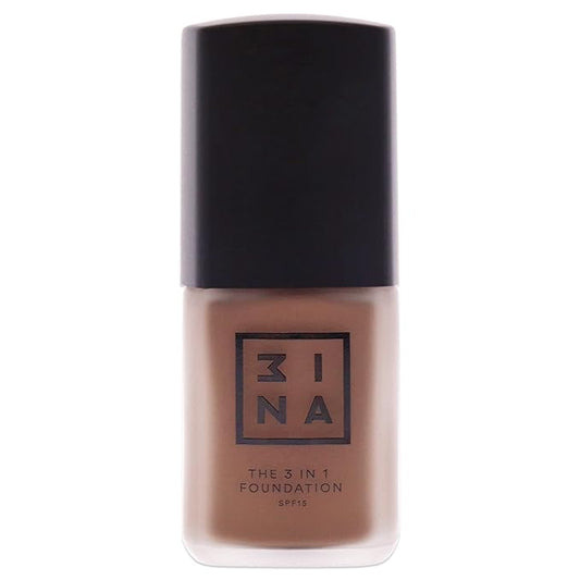 3INA The 3-In-1 Foundation 217 - Vegan Formula - Combination Of Primer, Concealer And Foundation - Medium Coverage - Natural Finish - Perfect For Covering Lines And Blemishes - Long Lasting - 1.01 Oz