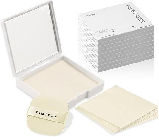 Facial Blotting Papers with Organizer, 1000 pieces Gardenia oil blotting sheets, long-lasting oil control (Cape Jasmine)