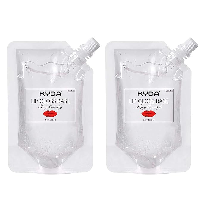 KYDA 200ML Moisturize Lip Gloss Base,Lip Gloss Base Oil Material Lip Makeup Primers, Non-Stick Lipstick Primer Lip Gloss Base for DIY Handmade Lip Balms Lip Gloss-200g