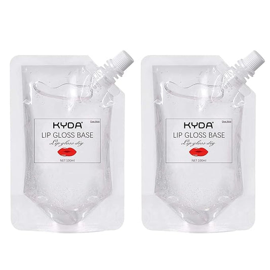 KYDA 200ML Moisturize Lip Gloss Base,Lip Gloss Base Oil Material Lip Makeup Primers, Non-Stick Lipstick Primer Lip Gloss Base for DIY Handmade Lip Balms Lip Gloss-200g
