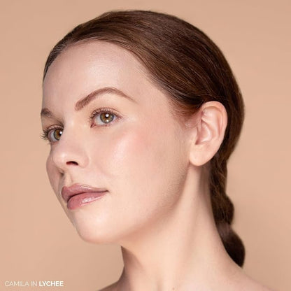 OFIR Elation Powder Blush – Buildable & Highly-Pigmented, Line-Blurring Formula for a Smooth Finish | Lychee - Dusty Rose Shade, 0.13 oz | Long-Lasting, Lightweight Blush Powder
