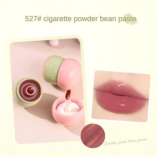 Novo Lip Stain & Mirror Shine Lip Glaze - Waterproof Lip Tint, Glossy & Matte Finish, Hydrating Non-Sticky, Shattered Mirror Effect, White Pondflower Seed Oil, Jelly-Like Gloss for Long-Lasting Wear