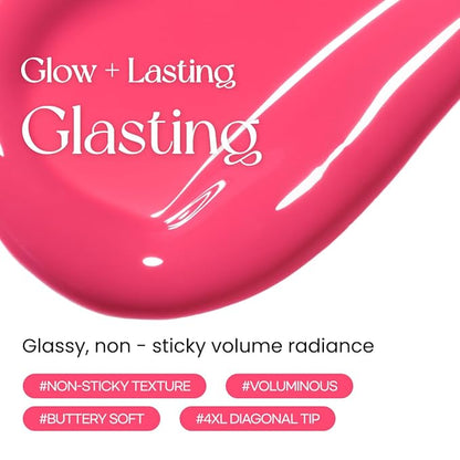 Peripera Ink Glasting Lip Gloss, Non-Sticky, Gloss Shine, 4XL Wand for Easy Application, Korean Lip Gloss, Fuller Looking Lips, Buttery Soft, Long Lasting Lip (014 FIND JOY)