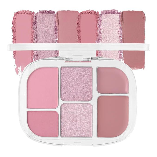 All-in-One Makeup Palette – High Pigment Contour, Blush & Eyeshadow – Matte & Shimmer Finishes – Long-Lasting, Blendable & Lightweight – Professional & Daily Makeup Kit (03#, (Pack of 1))