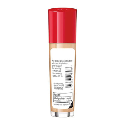 Rimmel Lasting Finish 25HR Foundation, 070 Sesame (Pack of 2)