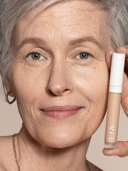 ILIA - True Skin Serum Concealer | Non-Comedogenic, Cruelty-Free, Vegan, Safe For Sensitive Skin, Reduces Appearance of Dark Circles + Blemishes (Burdock SC1.75, 0.16 oz | 5 ml)