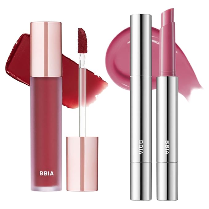 BBIA Last Velvet Tint (V03 EXTRA RED) + Over Glaze Stick (03 GRAPE GLAZE) BUNDLE SET