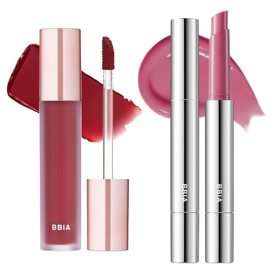 BBIA Last Velvet Tint (V03 EXTRA RED) + Over Glaze Stick (03 GRAPE GLAZE) BUNDLE SET