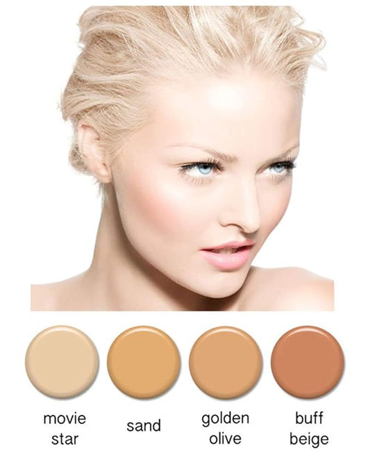 4pc FAIR Complexion Professional Airbrush Cosmetic Makeup Set 1/2 oz bottles