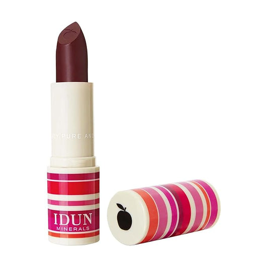 Matte Lipstick - Vegan Formula - Highly Pigmented - Rich Color Payoff - Long Lasting Wear - Suitable For All Skin Types - Bjornbar - 0.14 Oz, Deep Purple, (I0100316)