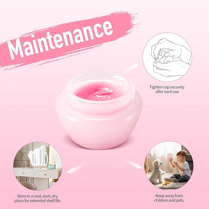 Lash Extension Remover Cream, Lily Scent Eyelash Makeup Remover,Low Irritation Eyelash Glue Remover for Professional Eyelash Extensions,Salon Use Lash Remover for Lash Extensions 15g