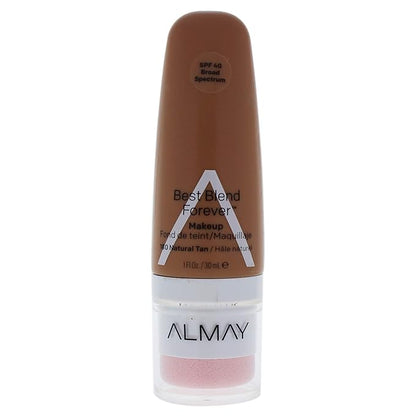 Almay Best Blend Forever Foundation, Natural Tan, 1 fl. oz., SPF 40 Broad Spectrum