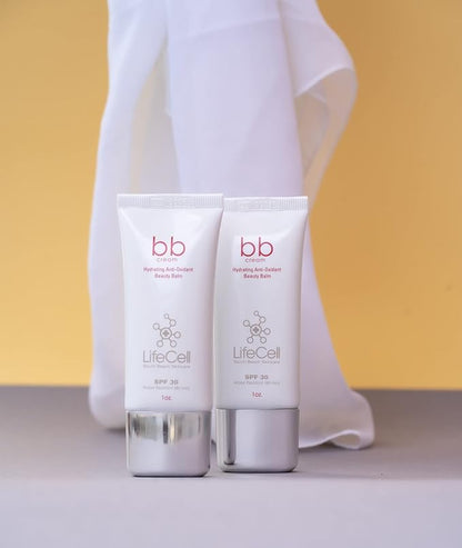LifeCell Hydrating Antioxidant SPF 30 Tinted Anti Aging BB Cream (1 oz, Medium)